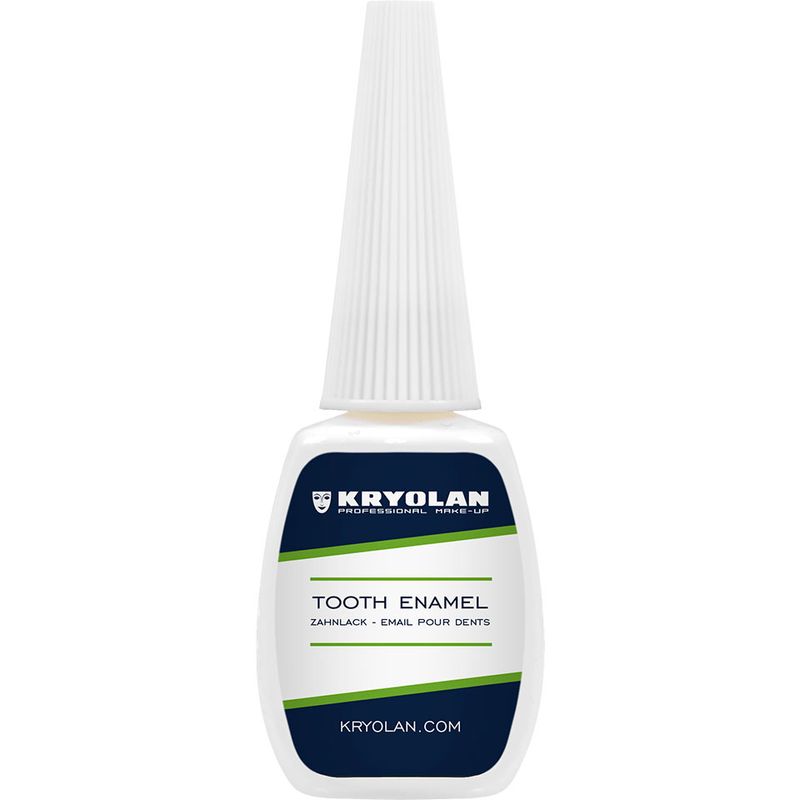 Tooth varnish colored in 12ml brush bottle - White