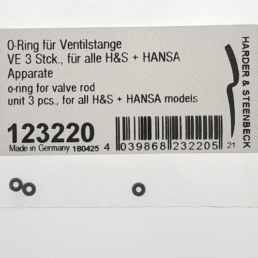 0 ring for valve rod Airbrush Evolution, Hansa, Senjo PRO 3 pcs.