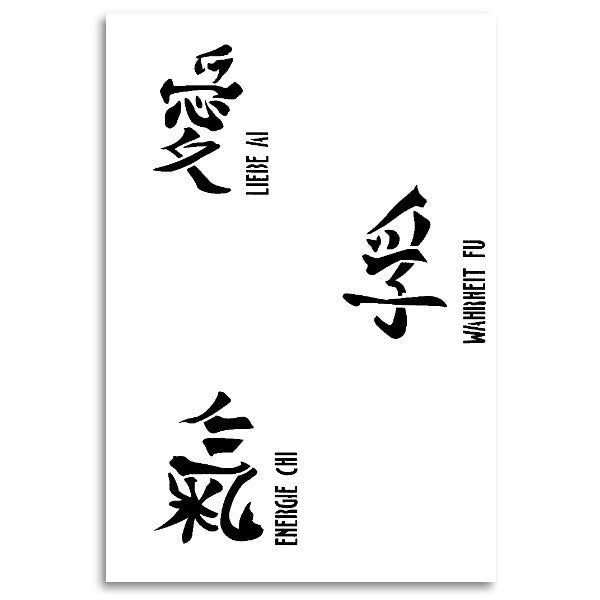 Stencils Set Chinese Characters I