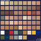 Kryolan Dermacolor color chart