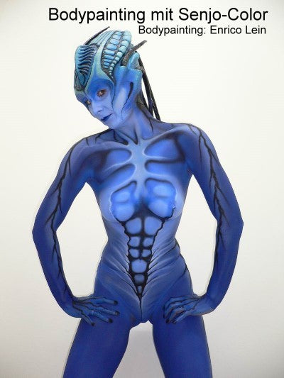 Senjo-Color Basic Bodypainting Example by Enrico Lein