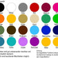 Color table for Senjo-Color Basic Bodypainting colors
