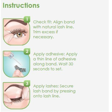 DUO Brush On Striplash Eyelash Glue Instructions
