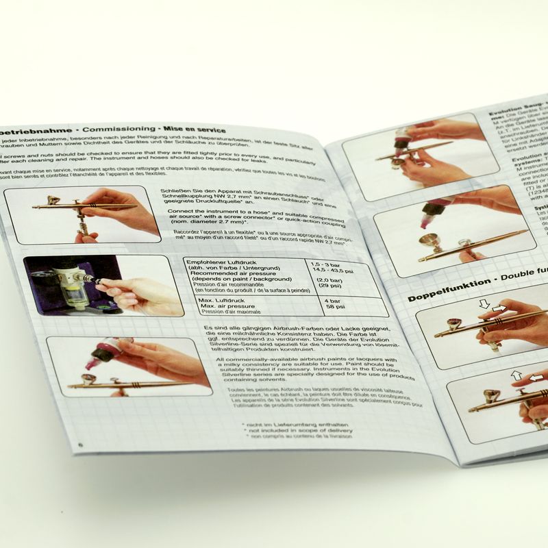 Airbrush Evolution Manual Contents