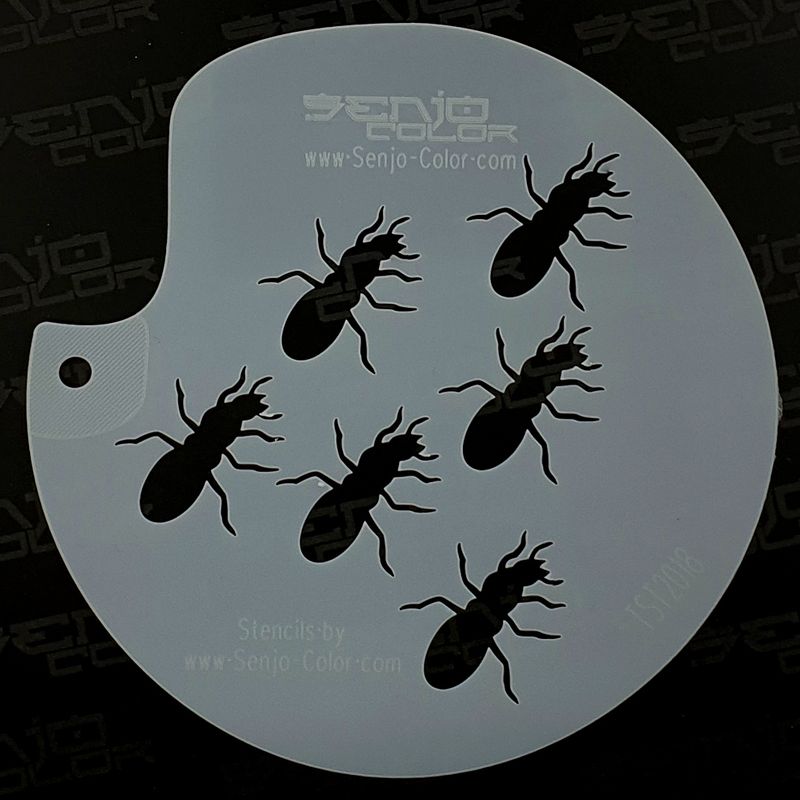 Motif stencil ants