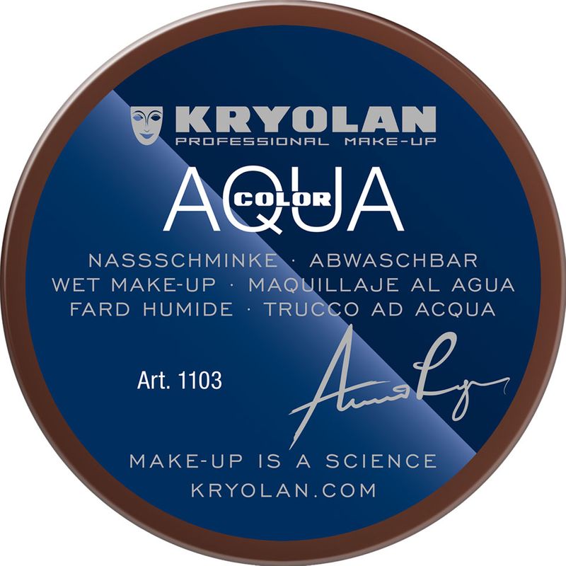 Aquacolor wet makeup tin 55ml Kryolan - D 35.1 (NG 2)