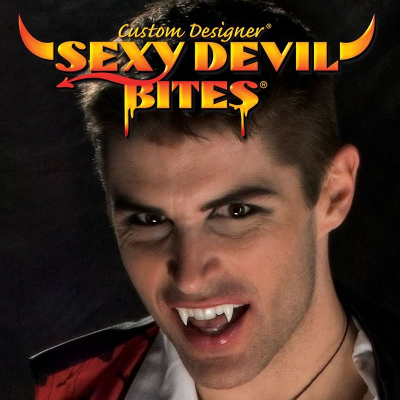 Effekt-Zähne Sexy Devil Bites Anwendung
