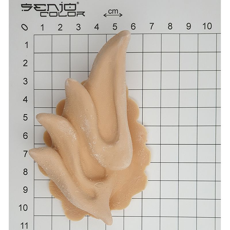 Elf tricorn ears latex application dimensions