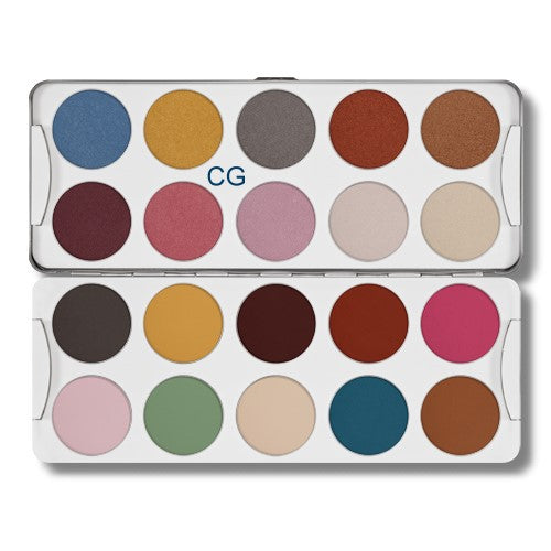 Eye Shadow Compact Palette 20 colors CG open