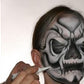 Airbrush Face Painting Stencil Skull Step by Step