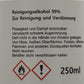 Isopropanol 99.9% 250ml 2 Propanol Cleaning alcohol Isopropyl alcohol
