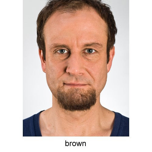 Chin beard short brown