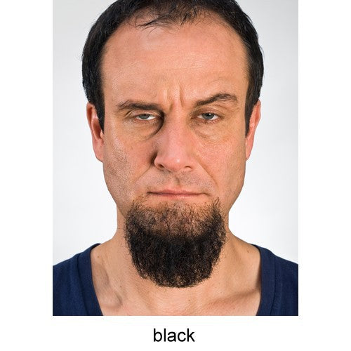 Chin beard long black