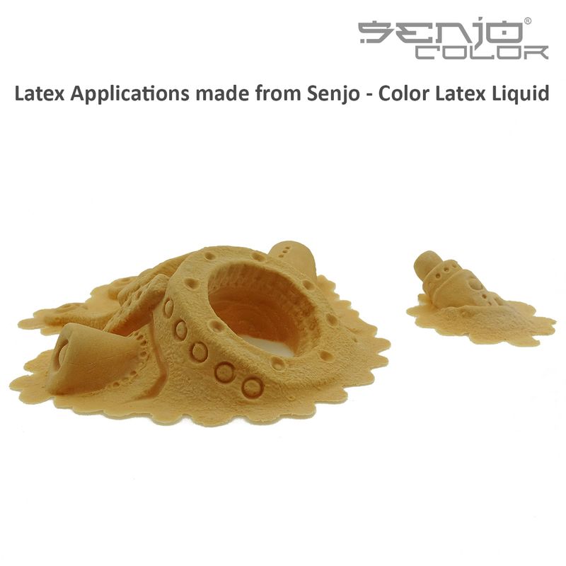 Latex part made from Senjo Color Latex Liquid
