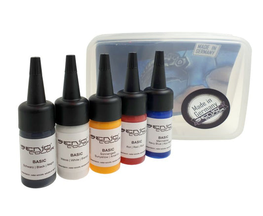 Airbrush body painting color 15ml with case from Senjo Color in set