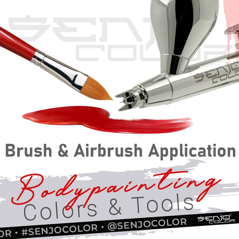 Senjo Color BASIC body painting paint in set 5x 15ml