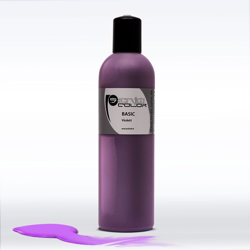 Airbrush body painting paint 250ml bottle purple Senjo Color Basic 