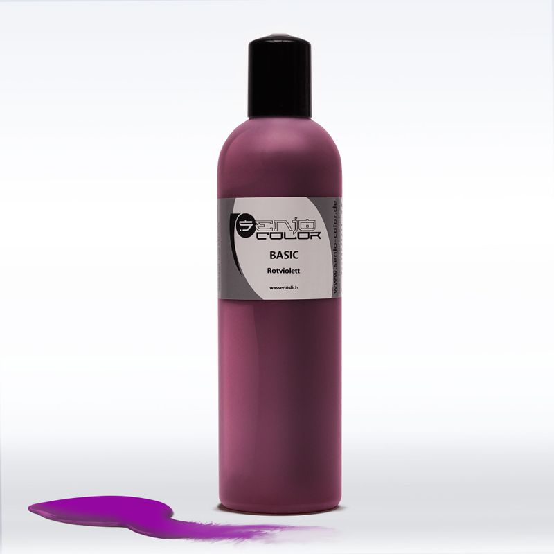 Airbrush body painting paint 250ml bottle red purple Senjo Color Basic 