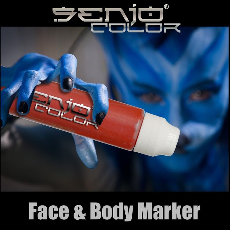 Senjo Color Face & Body Painting Marker Poster