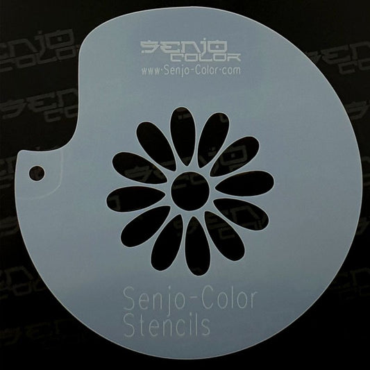 Round stencil Flower Senjo Color 