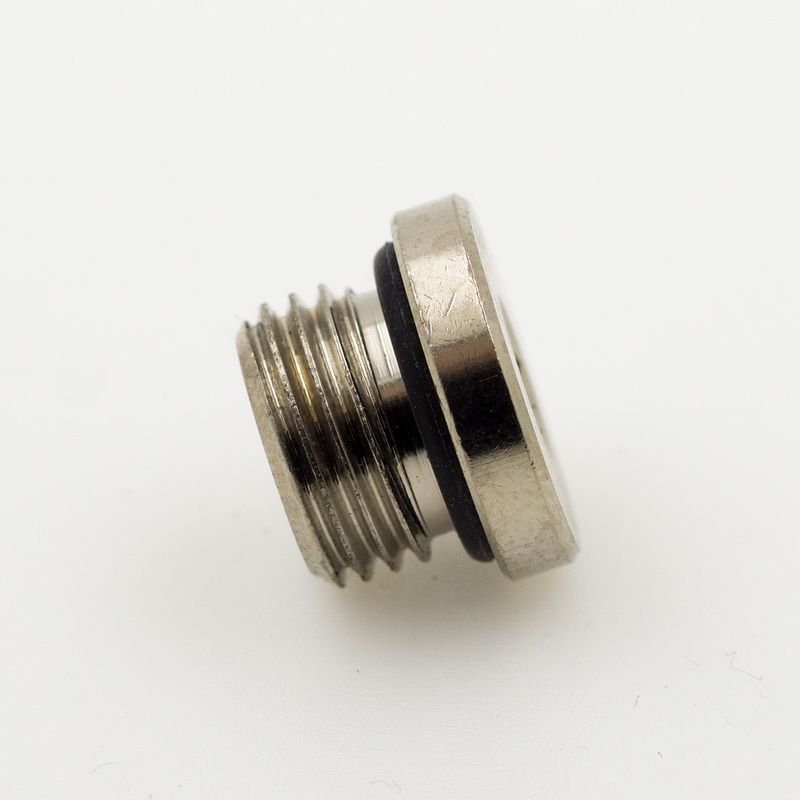 Sealing plug 1/4" male thread with hexagon socket incl. O-ring