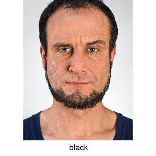 Full beard angular black